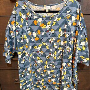 LuLaRoe Disney 'Donald Duck' IRMA 3X